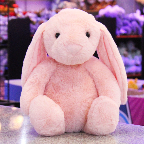 CONEJO DE PELUCHE ROSA 