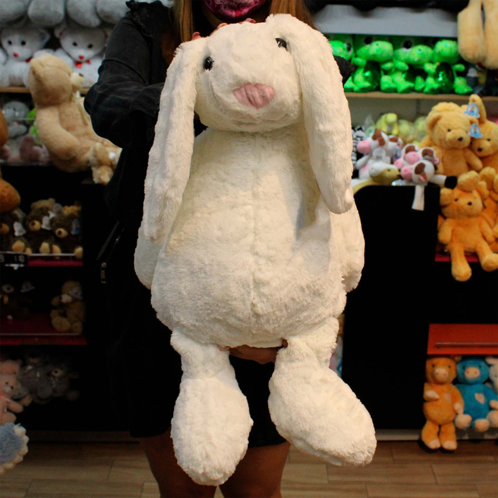 Conejo de peluche gigante al mayoreo, perfecto para tiendas de regalos y distribuidores
