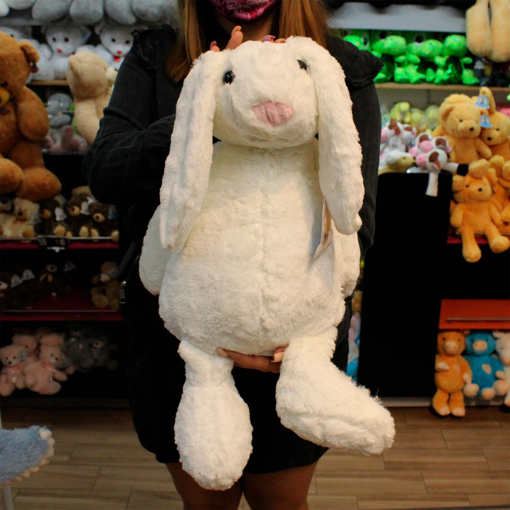 Conejo de peluche gigante al mayoreo, perfecto para tiendas de regalos y distribuidores