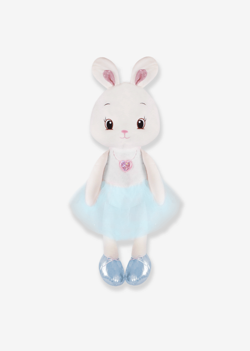 Conejo tutu azul de peluche Y636