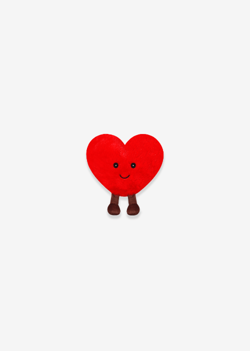 Corazón de peluche 