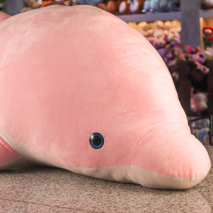 Delfín de peluche Ali Jumbo Rosa 150 cm - Pelucheria