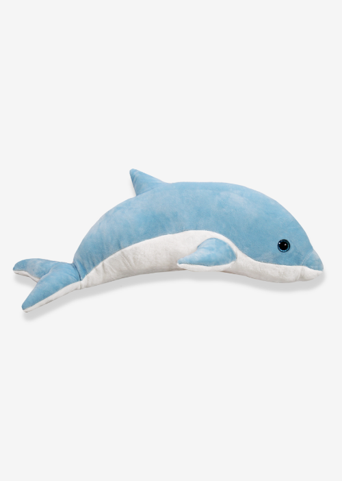 Delfín de peluche Ali Jumbo Azul 150 cm , Peluche gigante de delfín en color azul