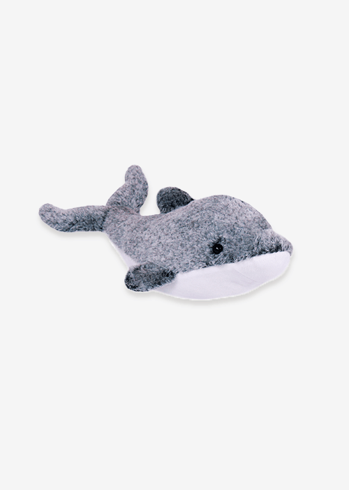 Delfín de peluche Ocean 38 cm , delfín color gris, perfecto para decorar eventos o fiestas infantiles 