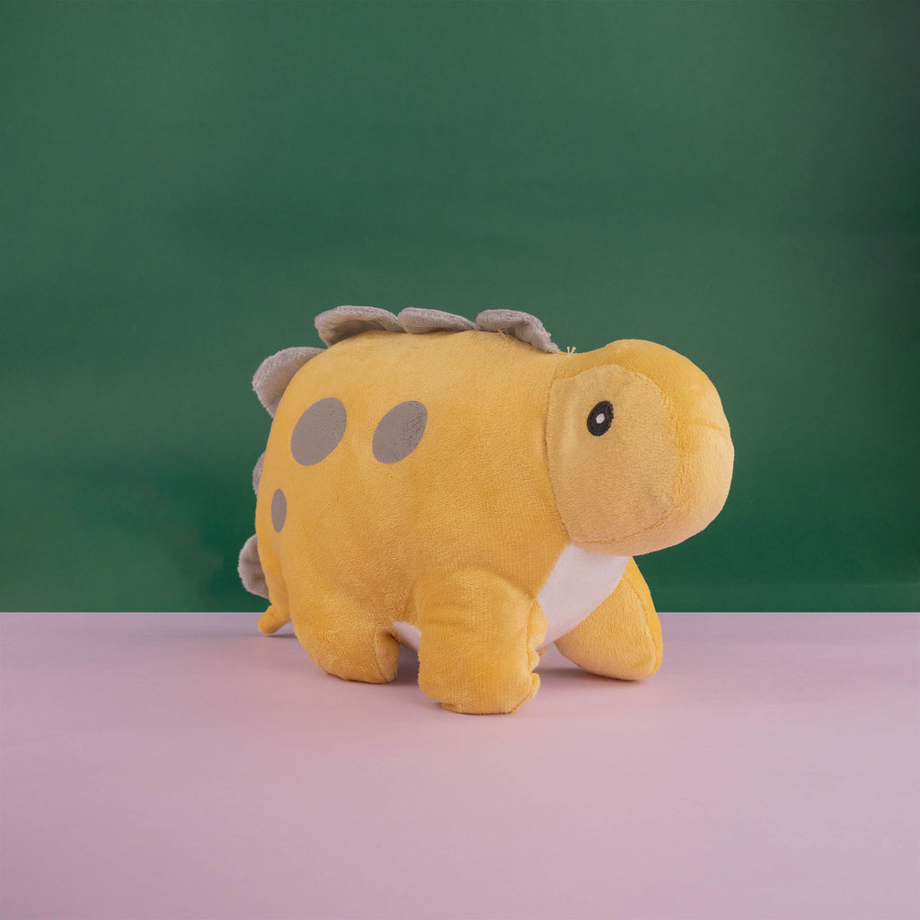 Dinosaurio de peluche tamaño mediano. Ideal para los fanáticos de los animales y para regalar