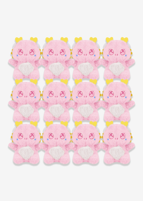 DRAGON ROSA DE PELUCHE Y599