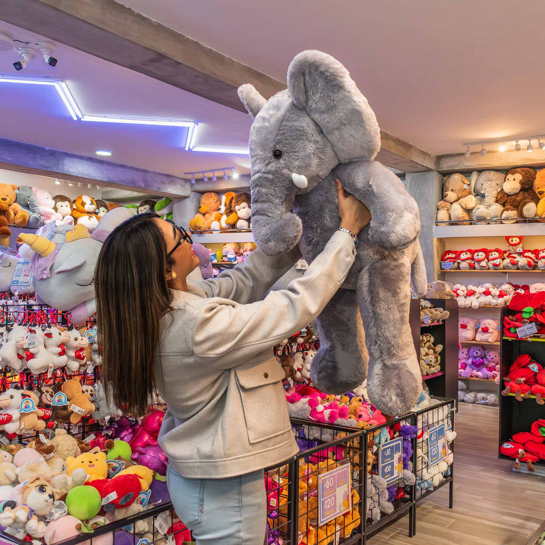 Elefante de peluche Gigante 100 cm - Pelucheria