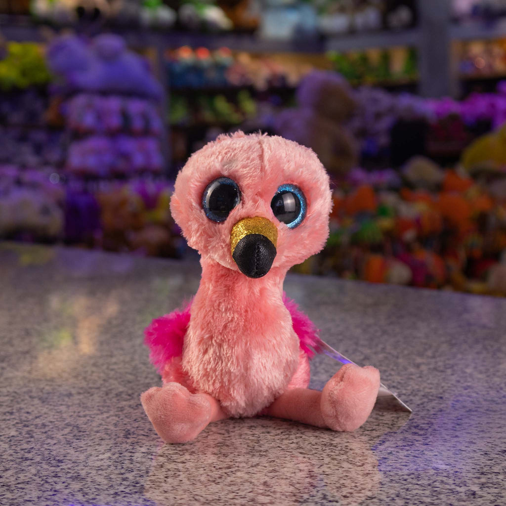 Flamingo de peluche pequeño y ultra suave. Colecciona los tuyos o inicia tu propio negocio.