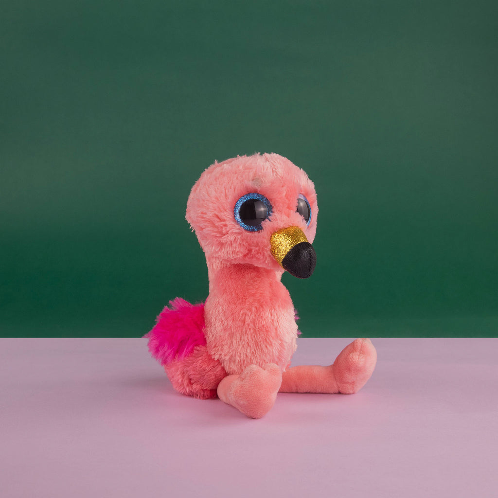 Flamingo de peluche pequeño y ultra suave. Colecciona los tuyos o inicia tu propio negocio.