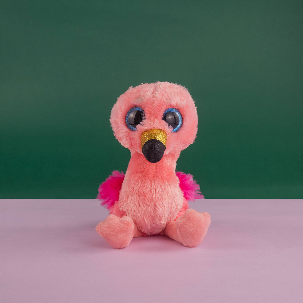 Flamingo de peluche pequeño y ultra suave. Colecciona los tuyos o inicia tu propio negocio.