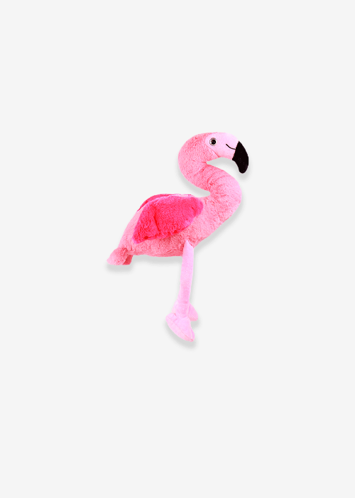 Flamingo de peluche Vegas 35 cm, peluches marinos, aves de peluche. Color rosa