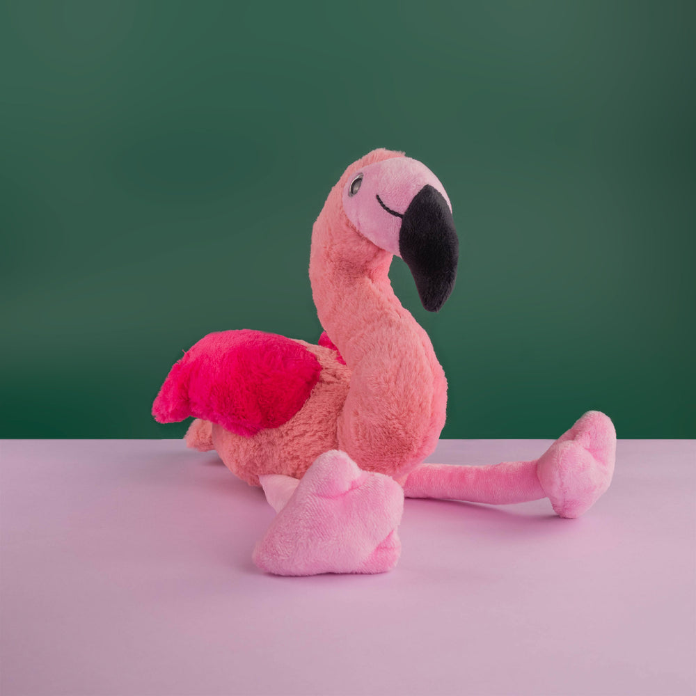 Flamingo de peluche Vegas 35 cm, peluches marinos, aves de peluche. Color rosa