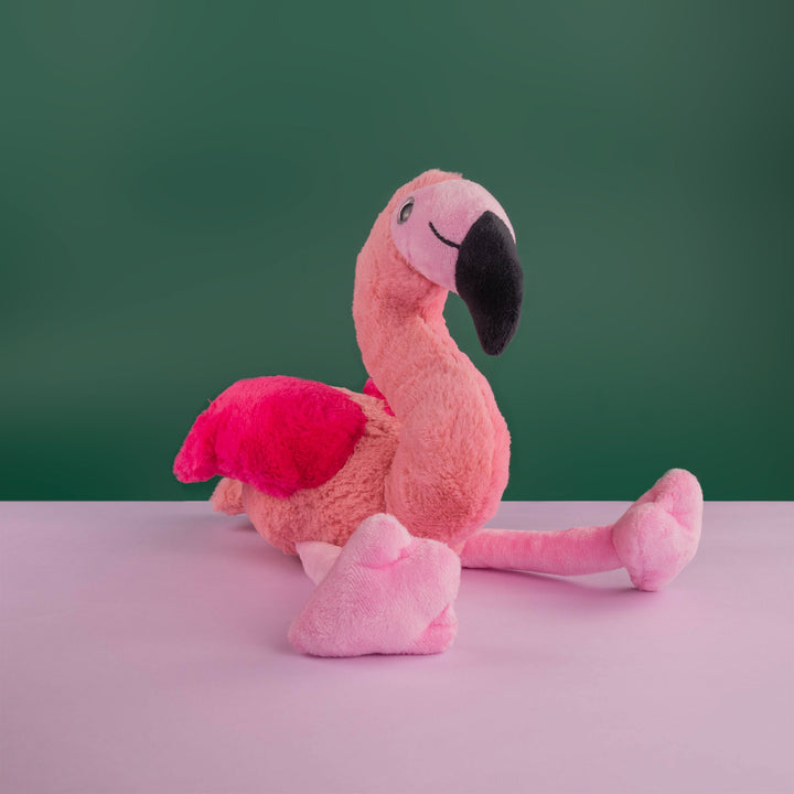Flamingo de peluche Vegas 35 cm, peluches marinos, aves de peluche. Color rosa