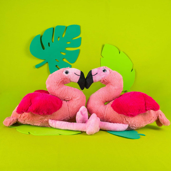 Flamingo de peluche Vegas 35 cm, peluches marinos, aves de peluche. Color rosa