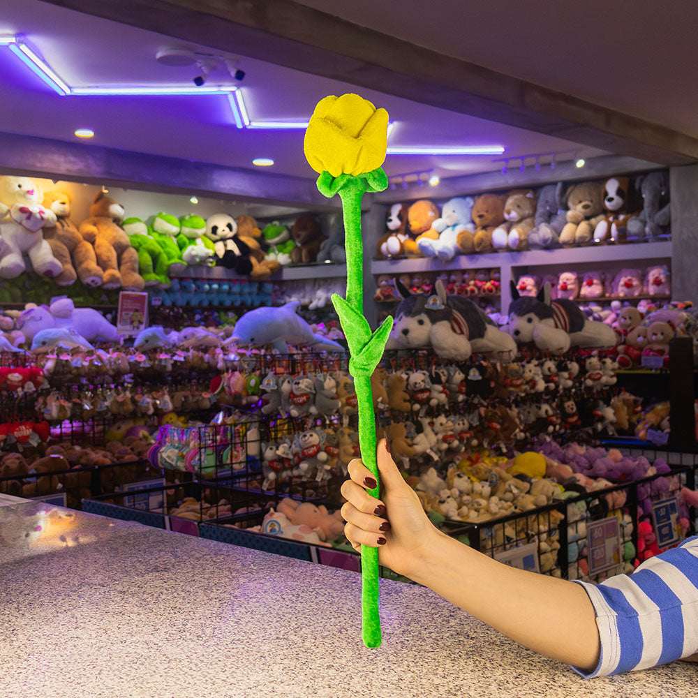 Flores de peluche perfectas para regalar en primavera, decorar eventos o coleccionar. Colores llamativos