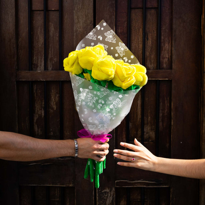 Flores de peluche perfectas para regalar en primavera, decorar eventos o coleccionar. Colores llamativos