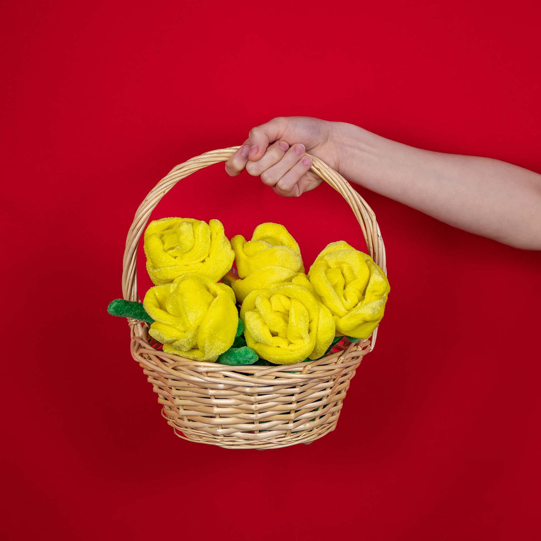 Flores de peluche perfectas para regalar en primavera, decorar eventos o coleccionar. Colores llamativos