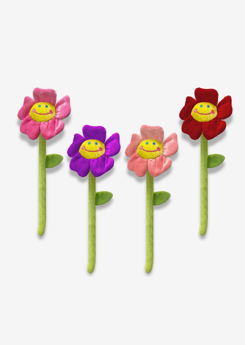 Flores eternas de peluche