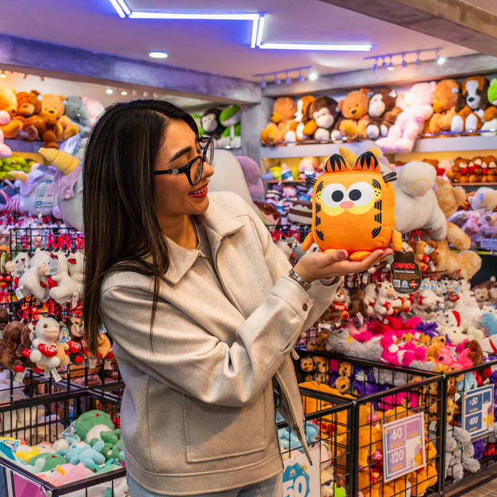 Set de 12 Piezas Garfield de peluche original. Kawaii Cubes 18 cm, peluches de licencia