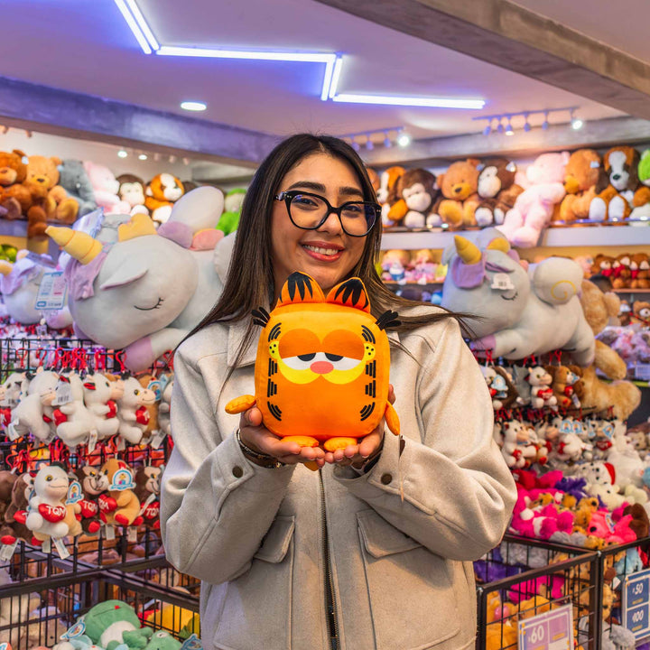 Set de 12 Piezas Garfield de peluche original. Kawaii Cubes 18 cm, peluches de licencia