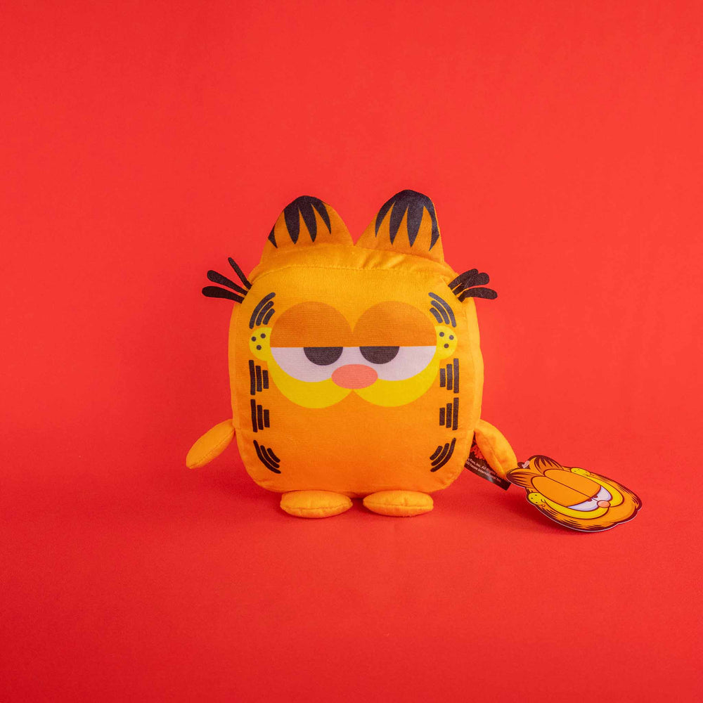 Set de 12 Piezas Garfield de peluche original. Kawaii Cubes 18 cm, peluches de licencia