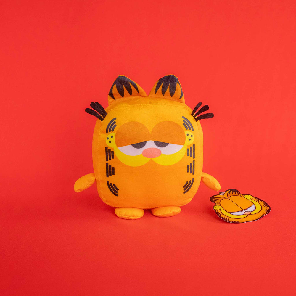 Set de 12 Piezas Garfield de peluche original. Kawaii Cubes 18 cm, peluches de licencia