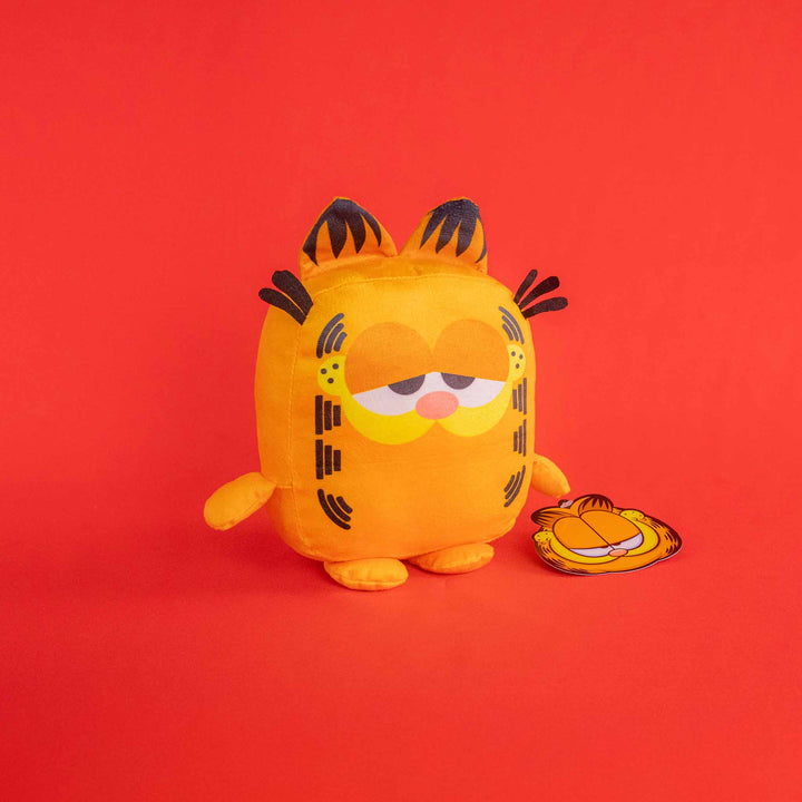 Set de 12 Piezas Garfield de peluche original. Kawaii Cubes 18 cm, peluches de licencia