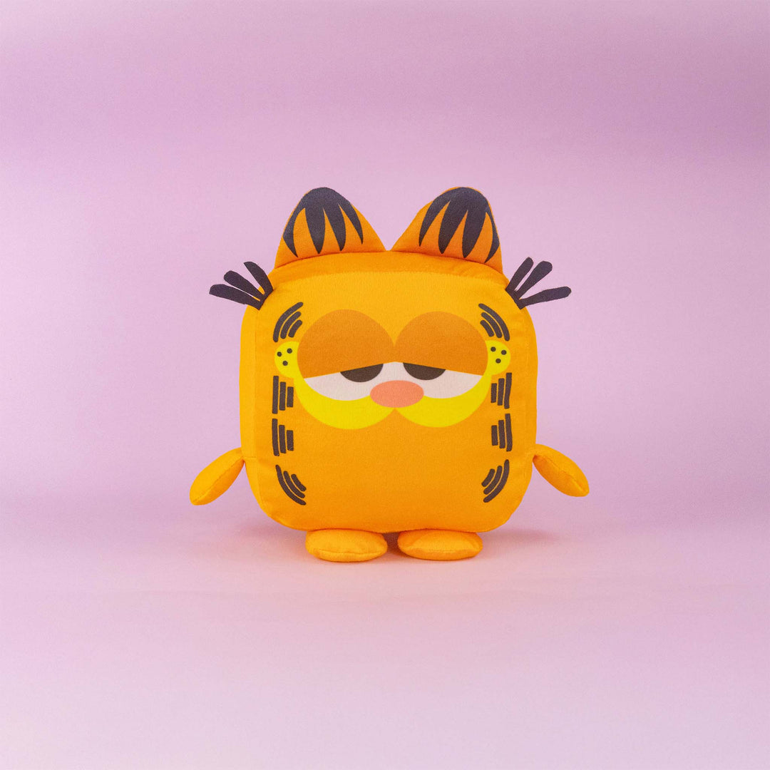 Set de 12 Piezas Garfield de peluche original. Kawaii Cubes 18 cm, peluches de licencia