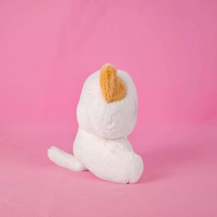Gato de peluche Tuni 15 cm PIUINIKI - Gato de peluche en color blanco con café  y beige. Peluches para bautizo y eventos