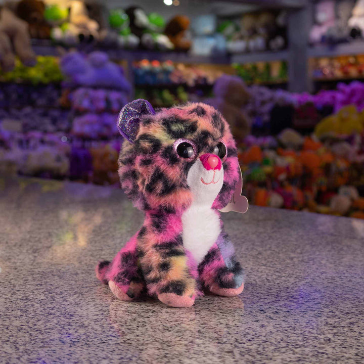 Jaguar de peluche Milticolor Titi 15 cm - Pelucheria