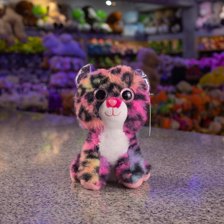 Jaguar de peluche Milticolor Titi 15 cm - Pelucheria