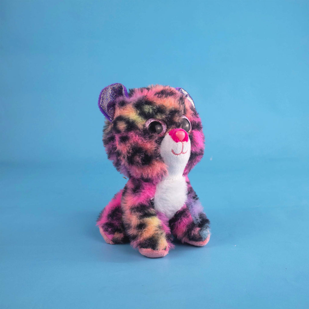 Jaguar de peluche Milticolor Titi 15 cm - Pelucheria