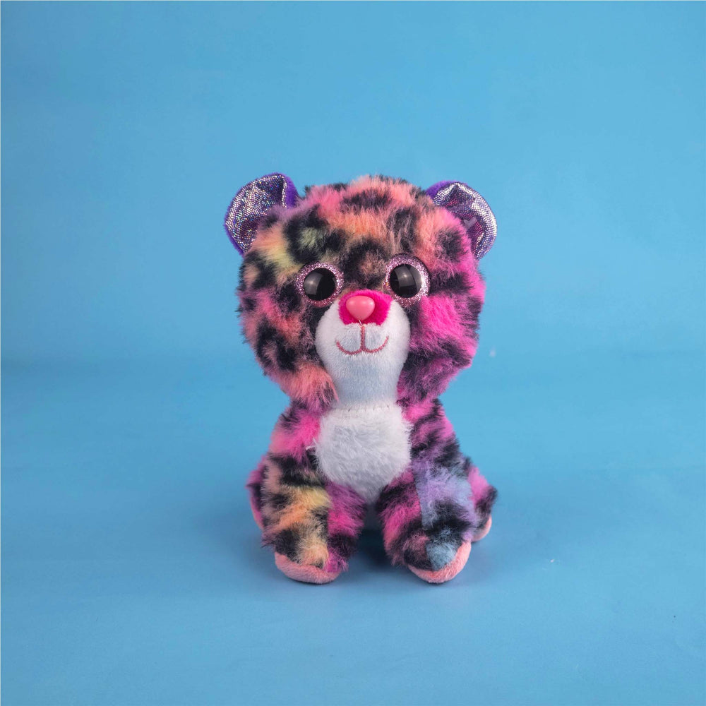 Jaguar de peluche Milticolor Titi 15 cm - Pelucheria