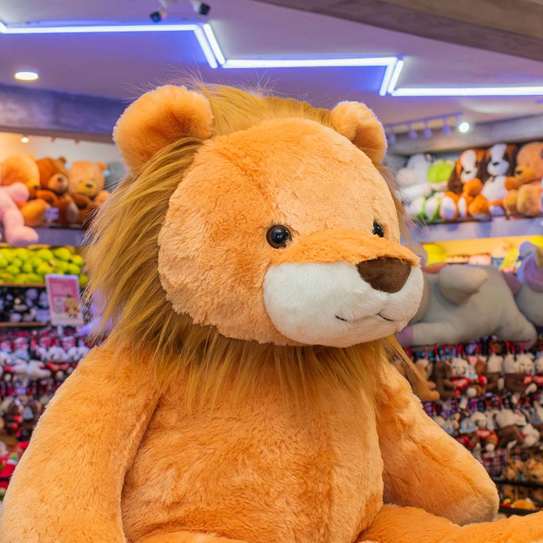 León de peluche Gigante 100 cm - Pelucheria