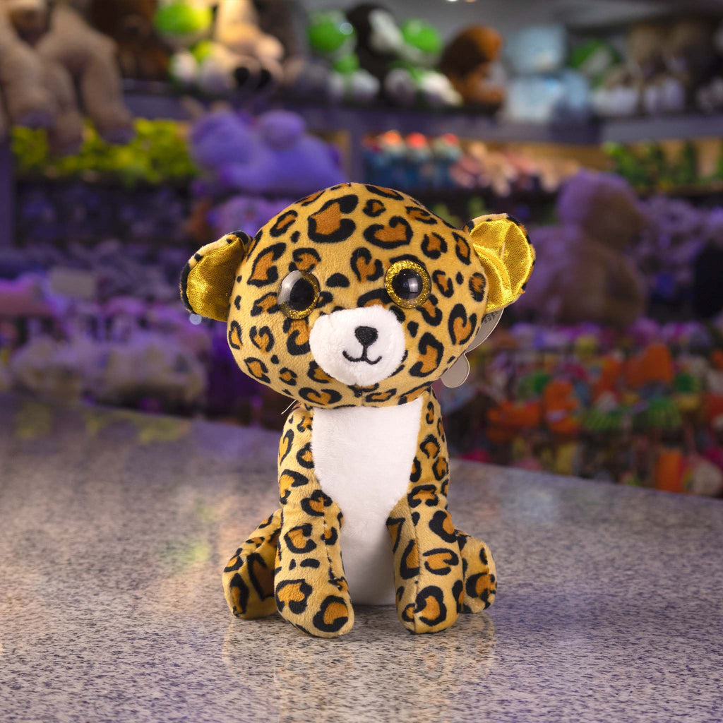 Leopardo de peluche pequeño y ultra suave. Colecciona los tuyos o inicia tu propio negocio