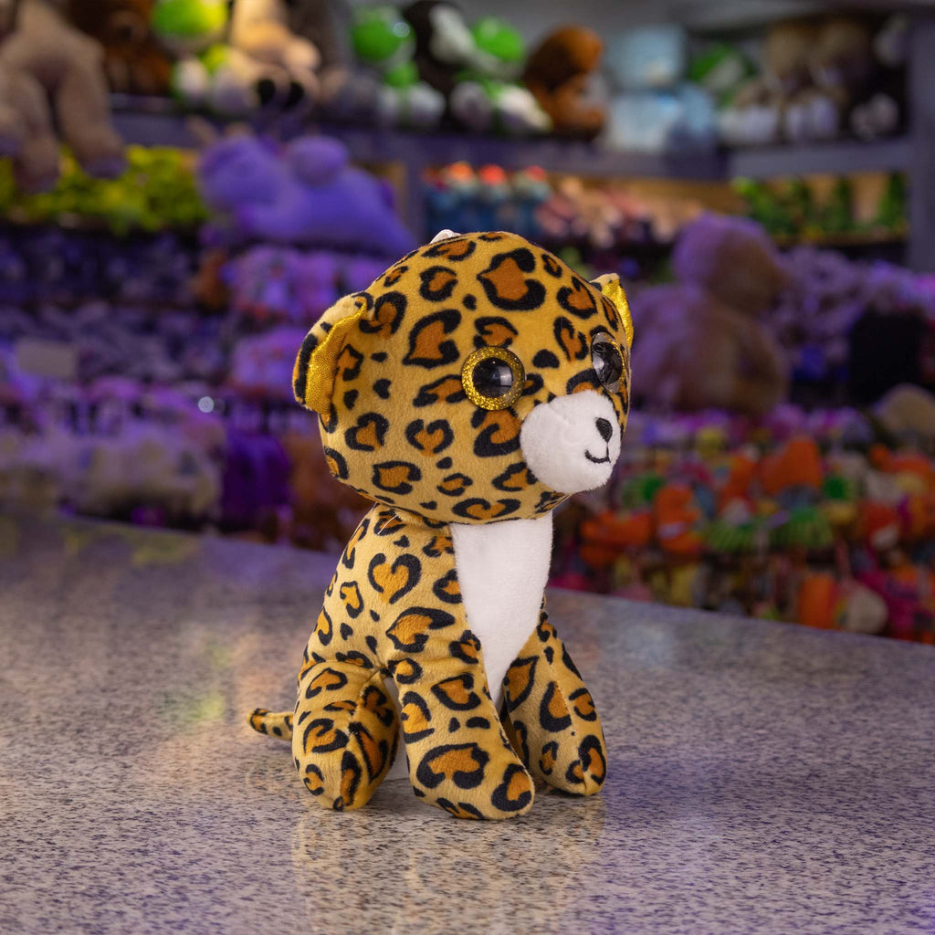 Leopardo de peluche pequeño y ultra suave. Colecciona los tuyos o inicia tu propio negocio