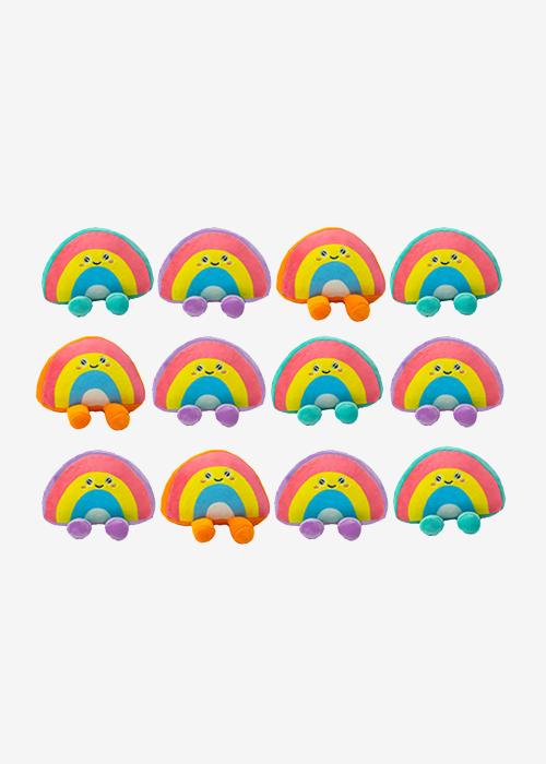 Llaveros de peluche arcoíris , ideal para regalar o coleccionar 