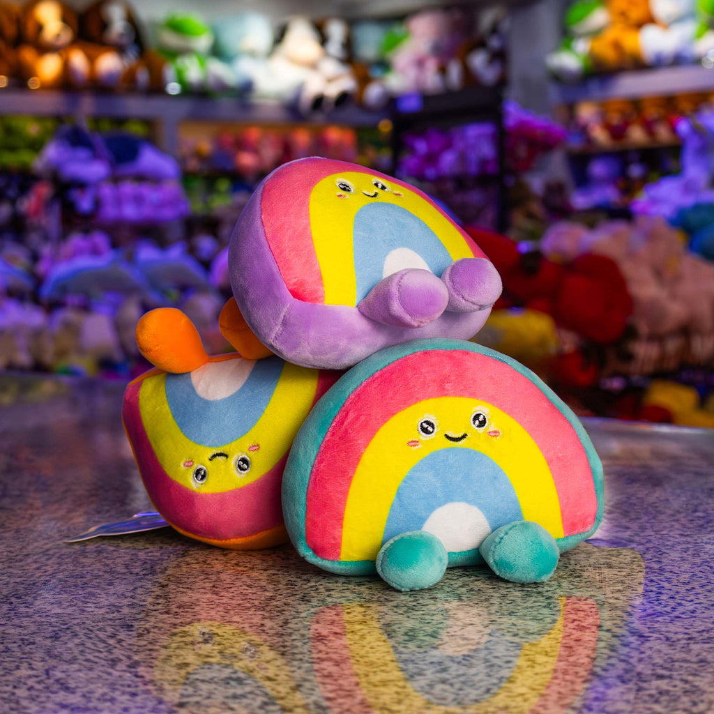 Llaveros de peluche arcoíris , ideal para regalar o coleccionar
