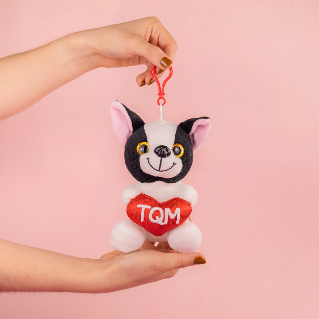 Llaveros de peluche, ideal para coleccionar o regalar. Perros de peluche perfectos para esta temporada de amor