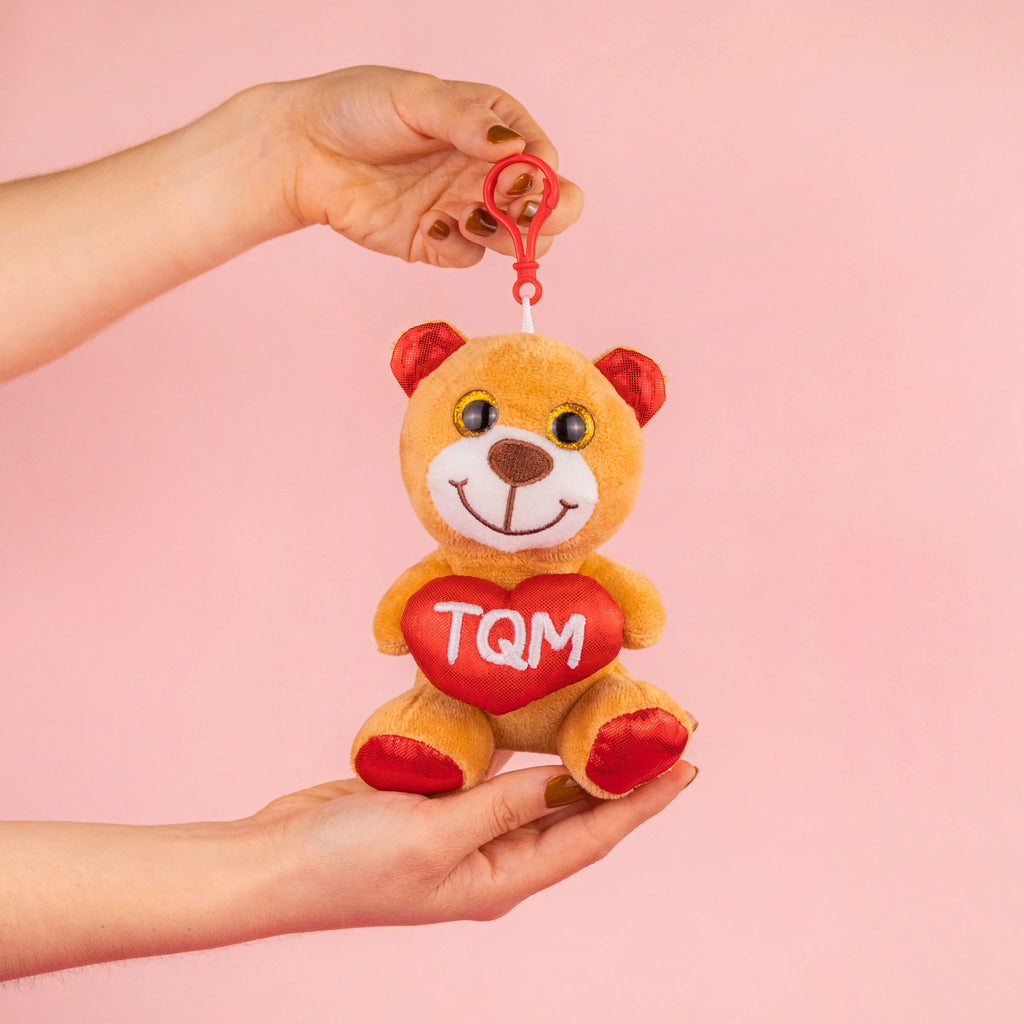 Llaveros de peluche, osos de peluche para regalo en San Valentín al mayoreo. Ideal para distribuidores 