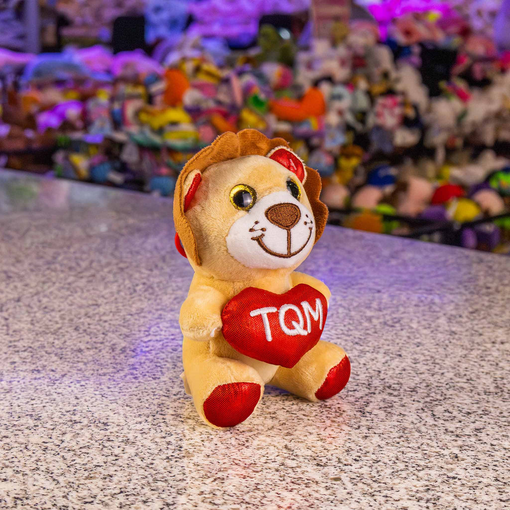 Llaveros de peluche, León de peluche ideal para regalar en San Valentín. Peluches para regalar y coleccionar