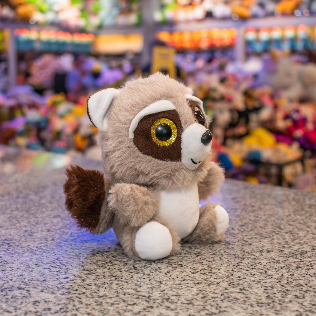 Mapache de peluche , peluches minis para maquinas caza muñecos, peluches económicos 