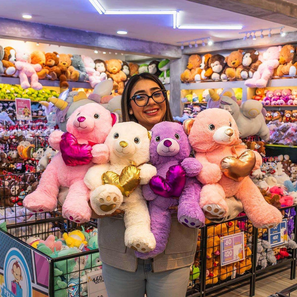 Set de 4 Oso de peluche Blink 25 cm - Pelucheria