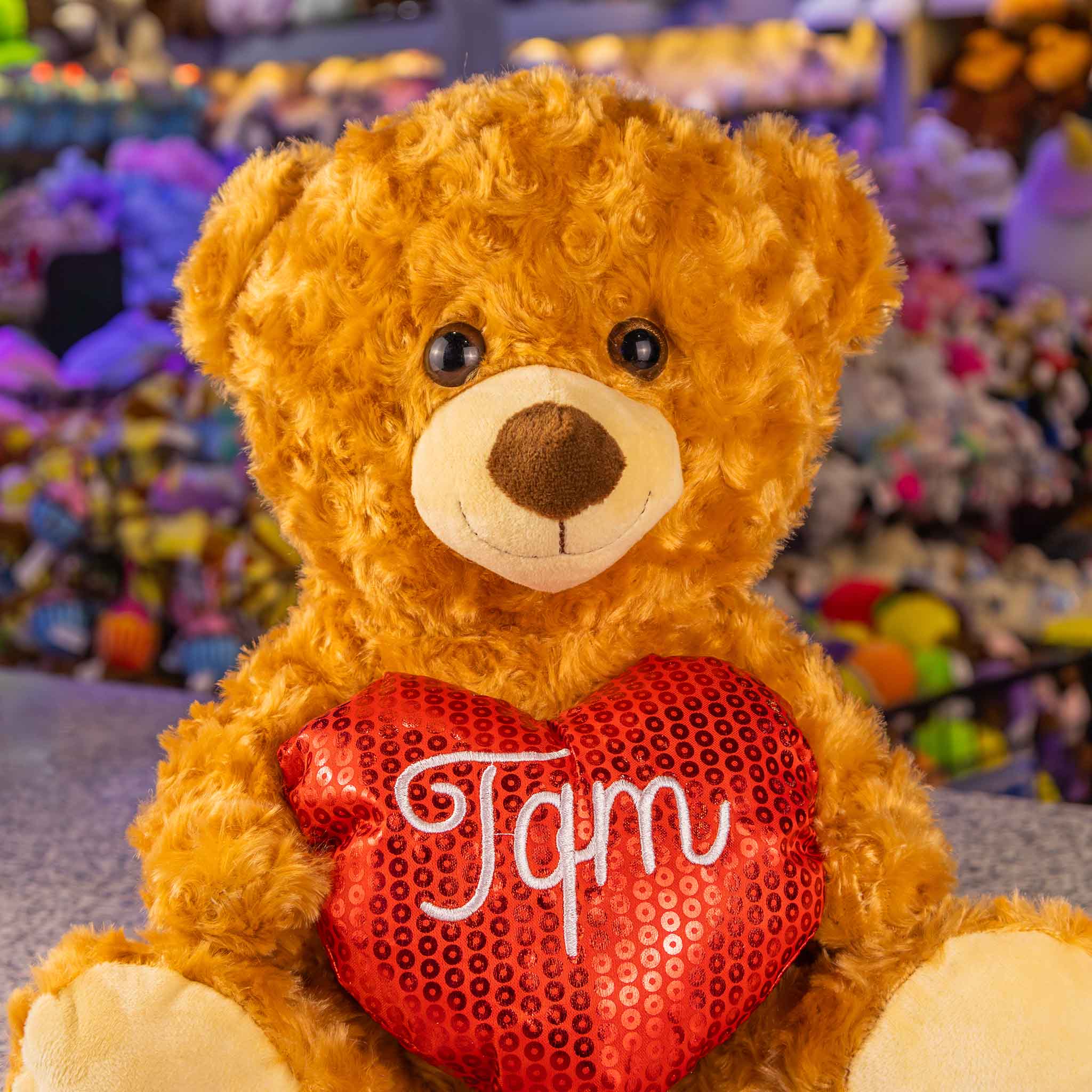 Oso de peluche con corazón