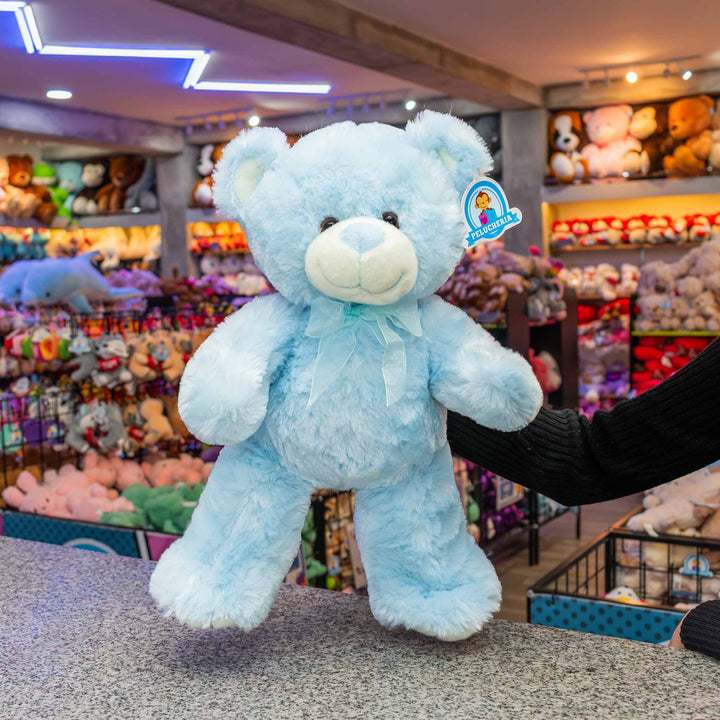 Oso de peluche Azul Premium 50 cm - Pelucheria