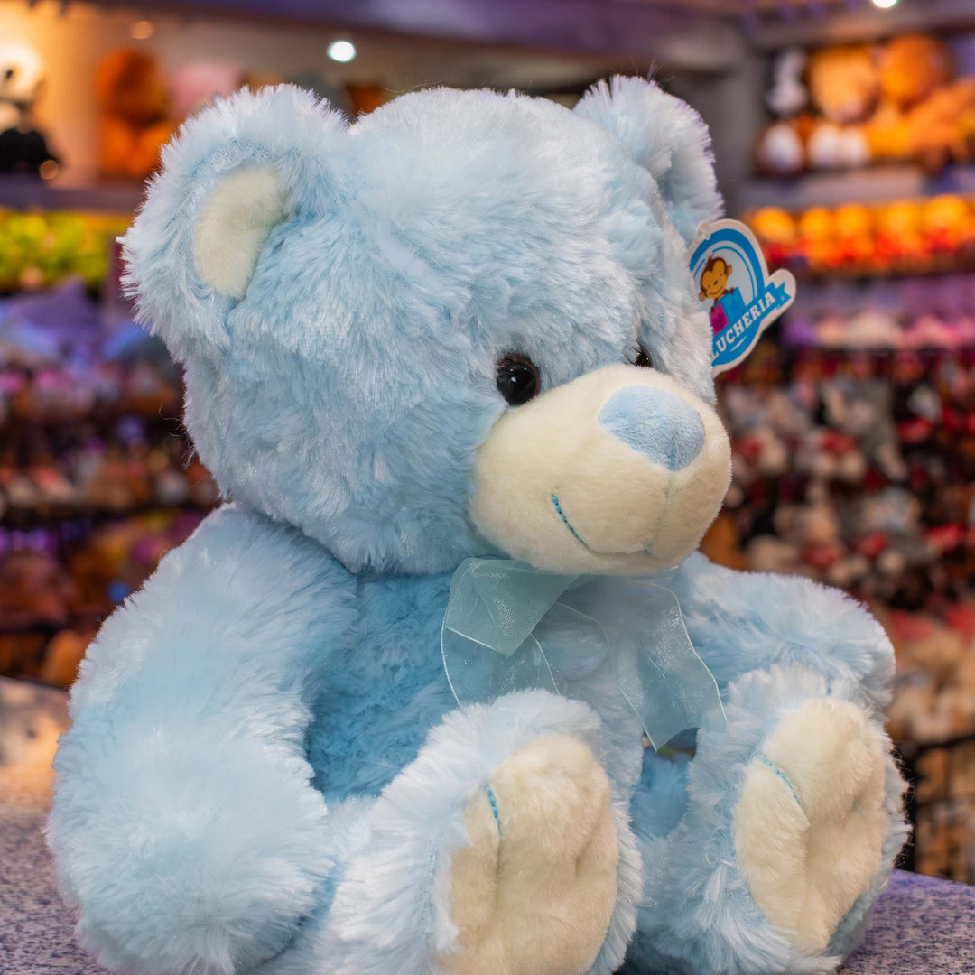 Oso de peluche Azul Premium 50 cm - Pelucheria