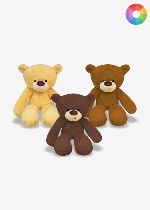 Oso de peluche Fuzzy Mediano 50 cm - Pelucheria