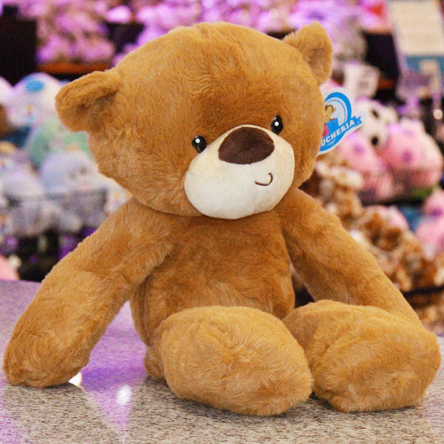 Oso de peluche ideal para decoración de baby shower y de eventos. Peluches al mayoreo