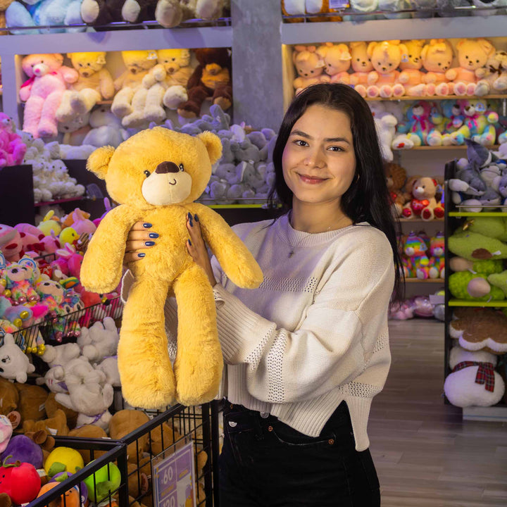 Oso de peluche Fuzzy Mediano 50 cm - Pelucheria