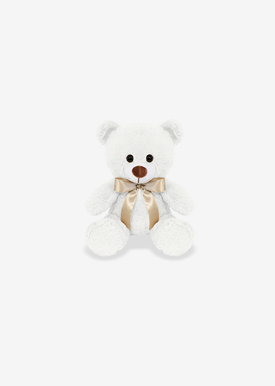 Oso de peluche blanco abrazable, perfecto como regalo, decoraciones, eventos,  baby showers y fiestas. 